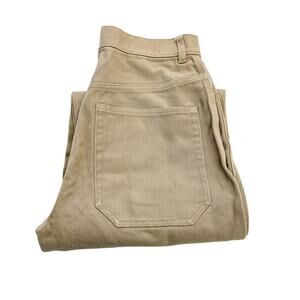 & Other Stories Khaki Cargo Wide Leg Denim Jeans Pants Size 4